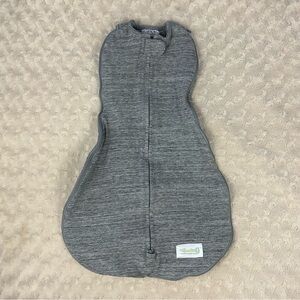 Woombie Grow With Me 5 Stage Swaddle Gray 0-18 Months 5-28 lbs